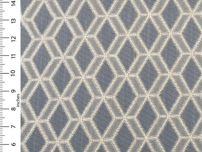 Charcoal grey colour geometric pattern velvet flock Easy Clean sofa, chair and curtain fabrics (Dual side)