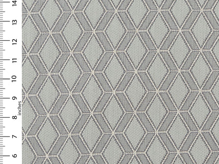 Dark Grey colour geometric pattern velvet flock Easy Clean sofa, chair and curtain fabrics (Dual side)