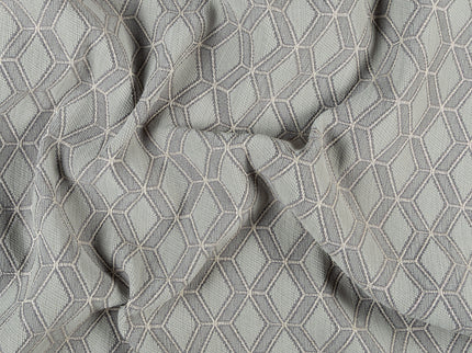 Dark Grey colour geometric pattern velvet flock readymade cushion cover