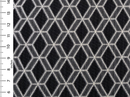 Black colour geometric pattern velvet flock Easy Clean sofa, chair and curtain fabrics (Dual side)