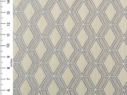 Sage greenish grey colour geometric pattern velvet flock Easy Clean sofa, chair and curtain fabrics (Dual side)