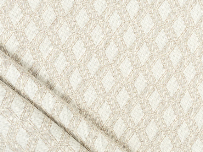 Beige colour geometric pattern velvet flock Easy Clean sofa, chair and curtain fabrics (Dual side)