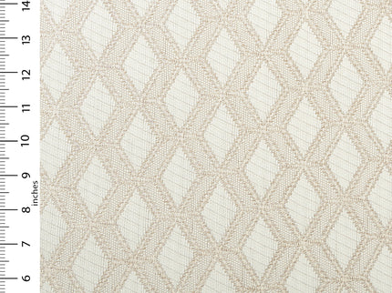 Beige colour geometric pattern velvet flock Easy Clean sofa, chair and curtain fabrics (Dual side)