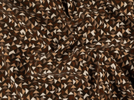 Multicolour geometric pattern velvet flock readymade cushion cover