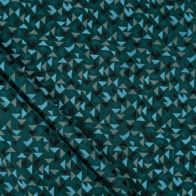 Multicolour geometric pattern velvet flock Easy Clean sofa, chair and curtain fabrics