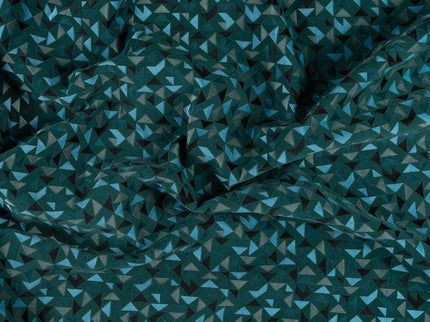 Multicolour geometric pattern velvet flock readymade cushion cover