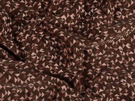 Multicolour geometric pattern velvet flock readymade cushion cover