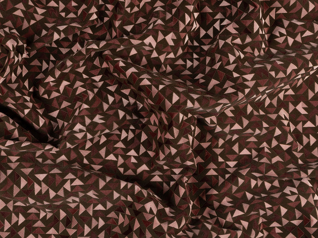 Multicolour geometric pattern velvet flock Easy Clean sofa, chair and curtain fabrics