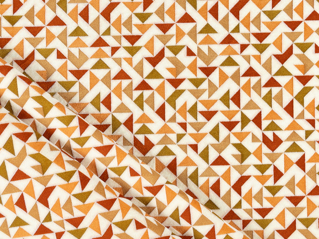 Multicolour geometric pattern velvet flock Easy Clean sofa, chair and curtain fabrics