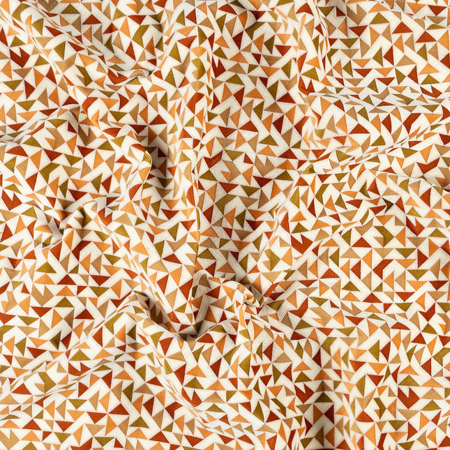 Multicolour geometric pattern velvet flock Easy Clean sofa, chair and curtain fabrics