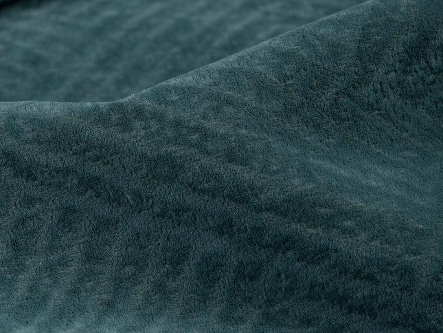 Navy blue colour textured velvet flock geometric pattern sofa, chair and curtain fabrics