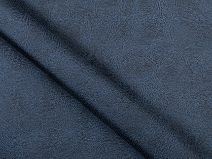 Charcoal Blue Colour Leather Texture Suede Sofa and Chair Fabric