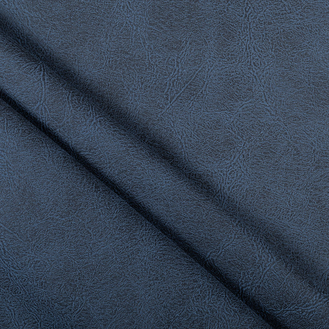 Charcoal Blue Colour Leather Texture Suede Sofa and Chair Fabric