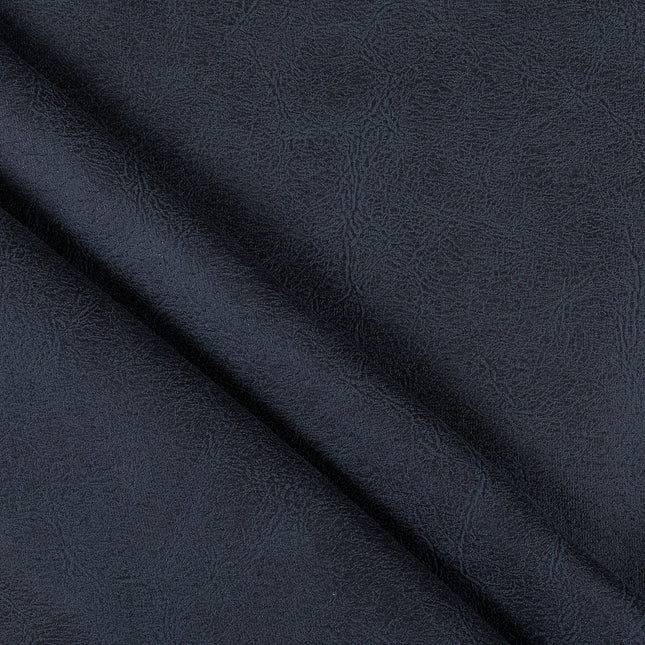 Charcoal Black Colour Leather Texture Suede Sofa and Chair Fabric