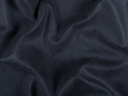 Charcoal Black Colour Leather Texture Suede Sofa and Chair Fabric