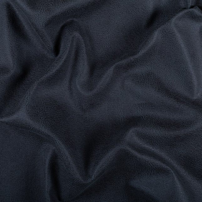 Charcoal Black Colour Leather Texture Suede Sofa and Chair Fabric