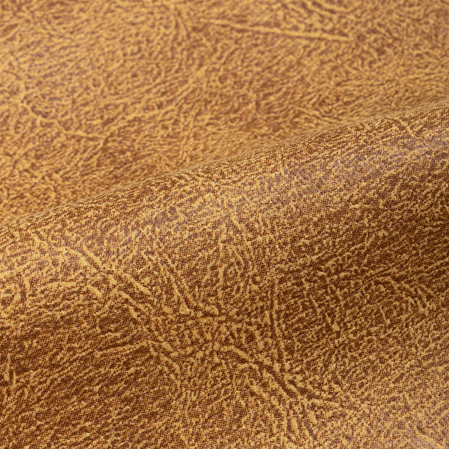 Mustard Yellow Colour Leather Texture Suede Sofa and Chair Fabric