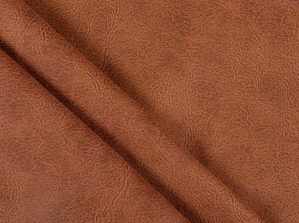 Rust Colour Leather Texture Suede Sofa and Chair Fabric
