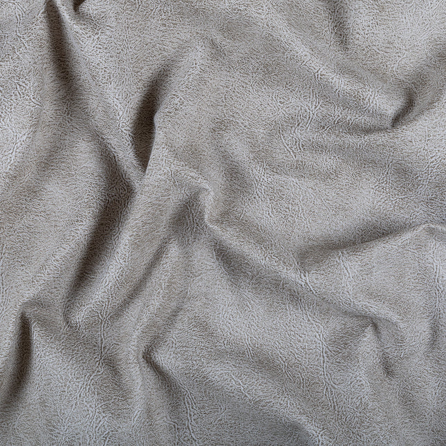 Cement Grey Colour Leather Texture Suede Sofa and Chair Fabric