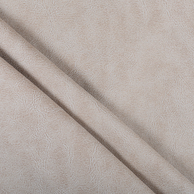 Light Beige Colour Leather Texture Suede Sofa and Chair Fabric