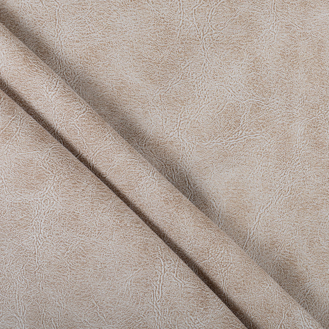 Medium Beige Colour Leather Texture Suede Sofa and Chair Fabric