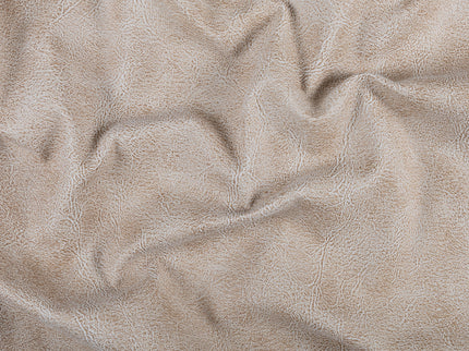 Medium Beige Colour Leather Texture Suede Sofa and Chair Fabric