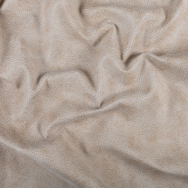 Medium Beige Colour Leather Texture Suede Sofa and Chair Fabric