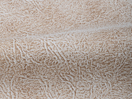 Medium Beige Colour Leather Texture Suede Sofa and Chair Fabric
