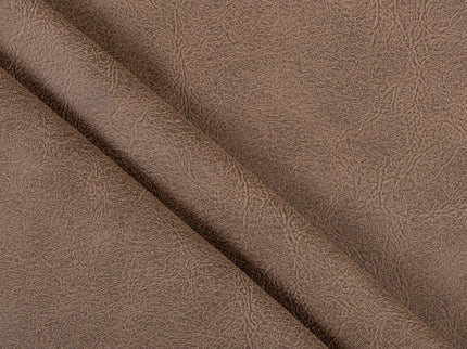 Chestnut Brown Colour Leather Texture Suede Sofa and Chair Fabric