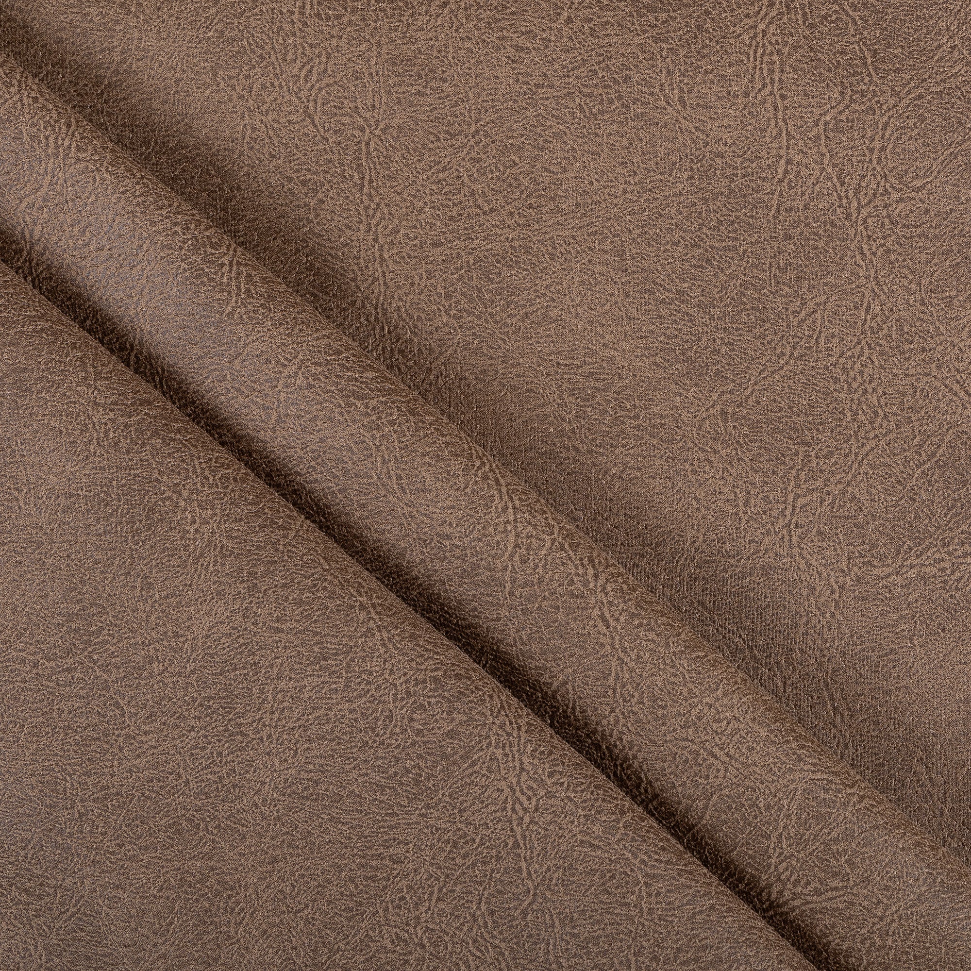 Buy Chestnut Brown Colour Leather Texture Suede Sofa and Chair