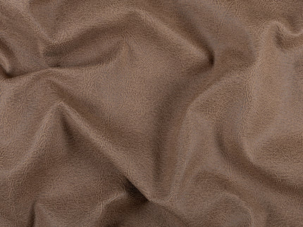 Chestnut Brown Colour Leather Texture Suede Sofa and Chair Fabric