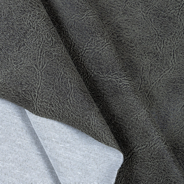 Army Green Colour Leather Texture Suede Sofa and Chair Fabric