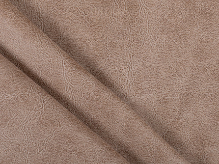 Camel Brown Colour Leather Texture Suede Sofa and Chair Fabric