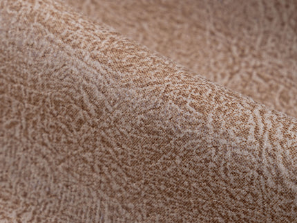 Camel Brown Colour Leather Texture Suede Sofa and Chair Fabric