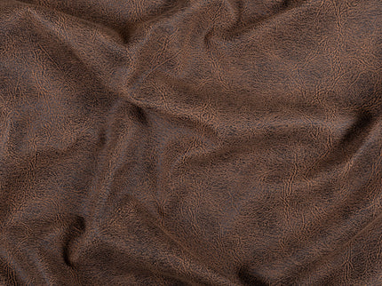 Tan Brown Colour Leather Texture Suede Sofa and Chair Fabric