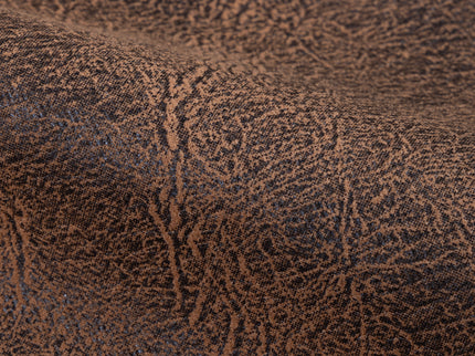Tan Brown Colour Leather Texture Suede Sofa and Chair Fabric