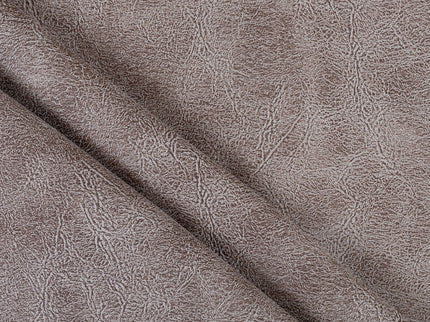 Greyish Brown Colour Leather Texture Suede Sofa and Chair Fabric