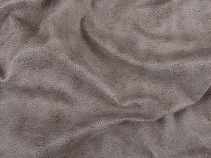 Greyish Brown Colour Leather Texture Suede Sofa and Chair Fabric
