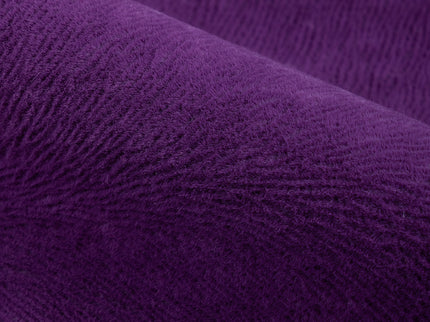 Magenta Colour Brushed Textured Velvet Flock Easy Clean Sofa, Chair and Curtain Fabric