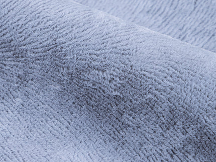 Silver Grey Colour Brushed Textured Velvet Flock Easy Clean Sofa, Chair and Curtain Fabric