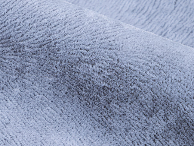 Silver Grey Colour Brushed Textured Velvet Flock Easy Clean Sofa, Chair and Curtain Fabric