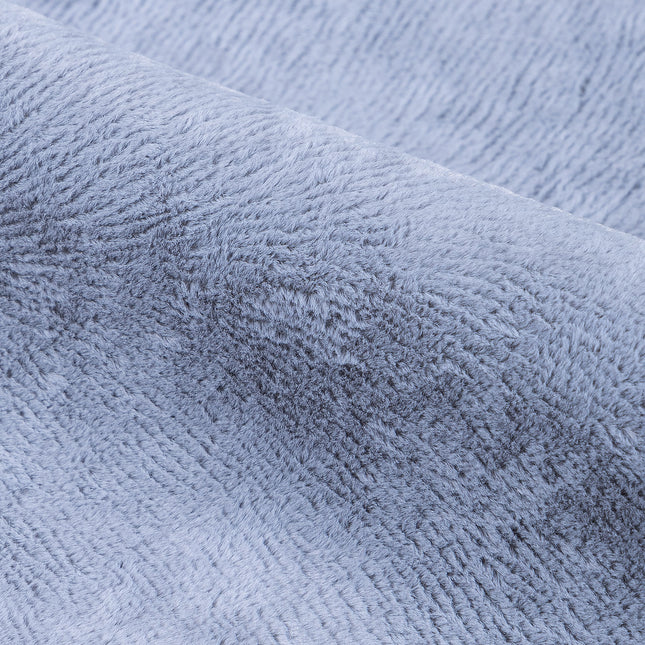 Silver Grey Colour Brushed Textured Velvet Flock Easy Clean Sofa, Chair and Curtain Fabric