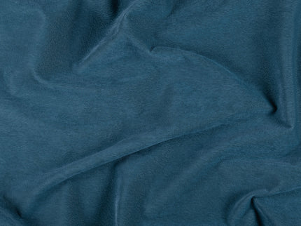 Teal Green Colour Brushed Textured Velvet Flock Easy Clean Sofa, Chair and Curtain Fabric