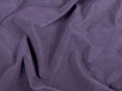 Lavender Purple Colour Brushed Textured Velvet Flock Easy Clean Sofa, Chair and Curtain Fabric