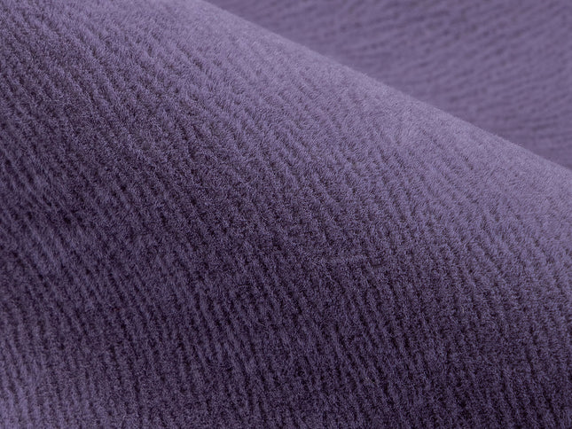 Lavender Purple Colour Brushed Textured Velvet Flock Easy Clean Sofa, Chair and Curtain Fabric