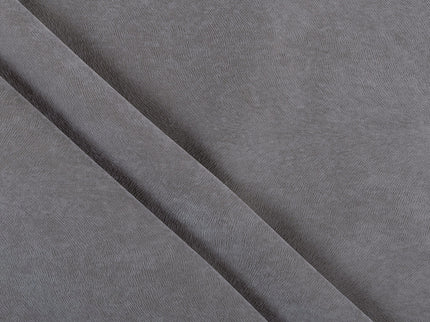 Olive Grey Colour Brushed Textured Velvet Flock Easy Clean Sofa, Chair and Curtain Fabric