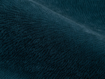 Dark Emerald Green Colour Brushed Textured Velvet Flock Easy Clean Sofa, Chair and Curtain Fabric