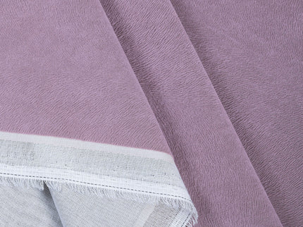 Light Pink Colour Brushed Textured Velvet Flock Easy Clean Sofa, Chair and Curtain Fabric