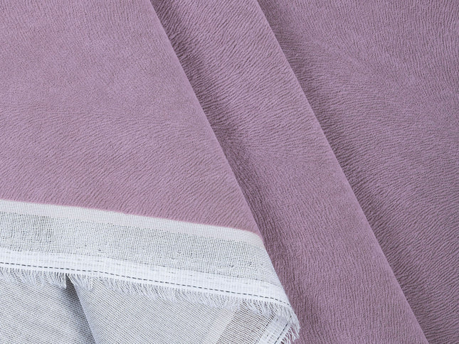 Light Pink Colour Brushed Textured Velvet Flock Easy Clean Sofa, Chair and Curtain Fabric