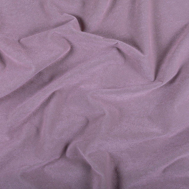 Light Pink Colour Brushed Textured Velvet Flock Easy Clean Sofa, Chair and Curtain Fabric